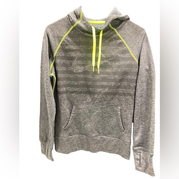 Nike Tops - Nike Grey Therma-Fit Hoodie Size Small